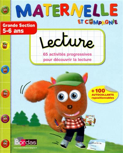 Maternelle et compagnie lecture avec pablo l'ecureuil - grande section 5-6 ans