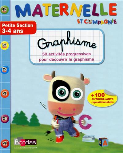 Maternelle et compagnie le graphisme avec gabi la vache - petite section 3-4 ans
