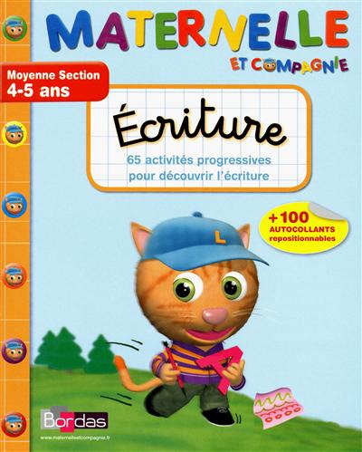 Maternelle et compagnie ecriture avec leo le chat - moyenne section 4-5 ans