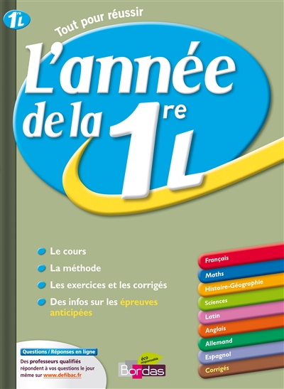 L'annee de la 1ere l