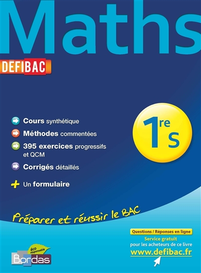Defibac cours/methodes/exos maths 1ere s