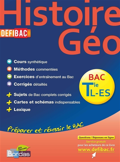 Defibac cours/methodes/exos histoire-geo terminales l-es