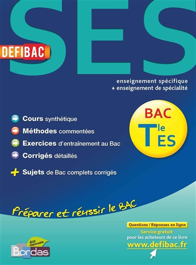 Defibac ses term es - cours/methodes/exercies/corriges