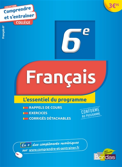 Comprendre et s'entrainer francais 6e