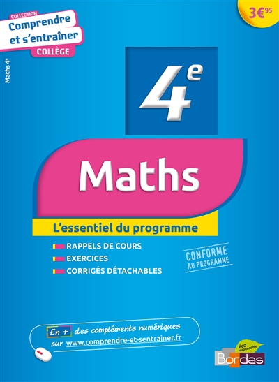 Comprendre et s'entrainer maths 4e