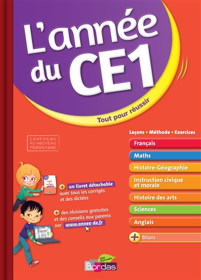 L'annee du ce1 - tout pour reussir