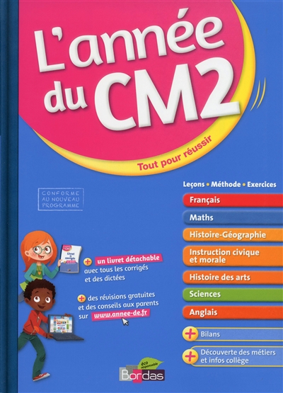 L'annee du cm2 10-11 ans - tout pour reussir
