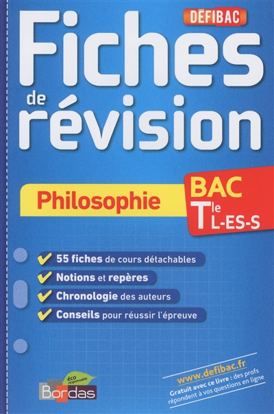 Defibac fiches philo terL/ES/