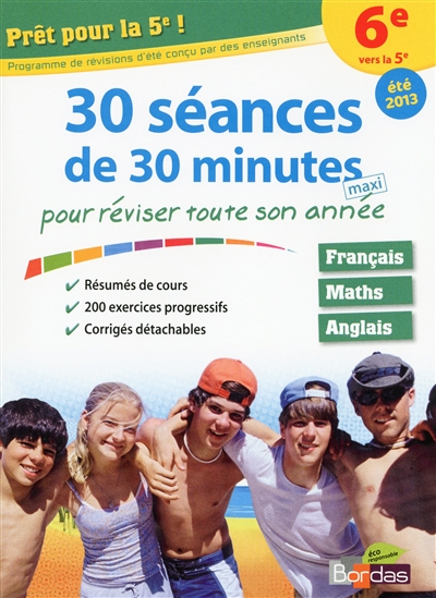 Pret pour la 5e 2013 - 6e vers la 5e