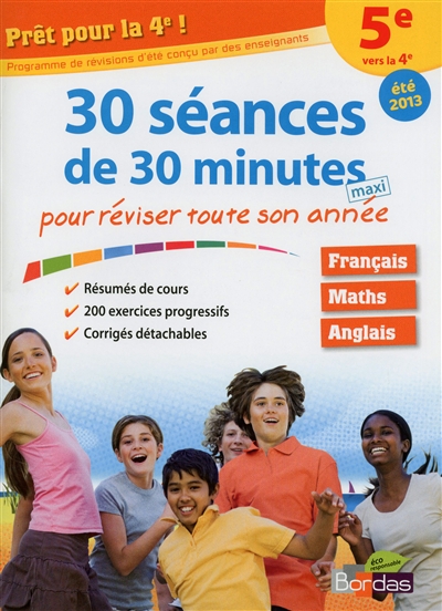Pret pour la 4e 2013 -5e vers la 4e