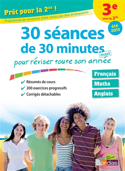 Pret pour la 2de ! - 30 seances de 30 minutes