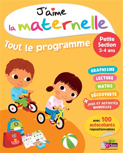 J'aime la maternelle - tout le programme - petite section