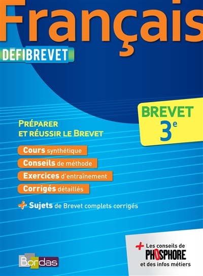 Defibrevet francais 3e