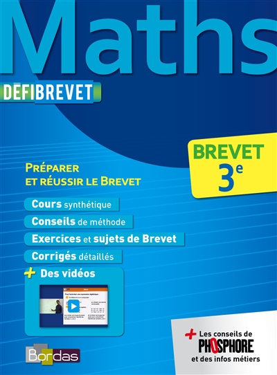 Defibrevet maths 3e