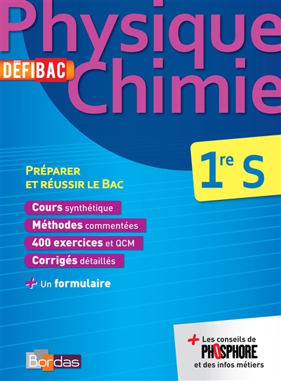 Defibac - cours/methodes/exos physique/chimie 1ere s