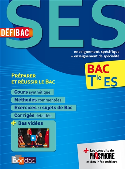 Defibac - cours/methodes/exos ses tle es