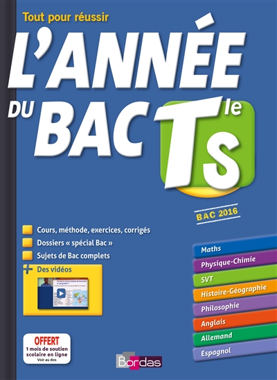 L'annee du bac term s - bac 2015
