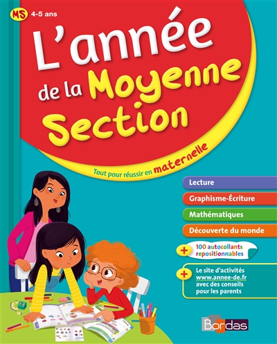 L'annee de la moyenne section - tout pour reussir en maternelle