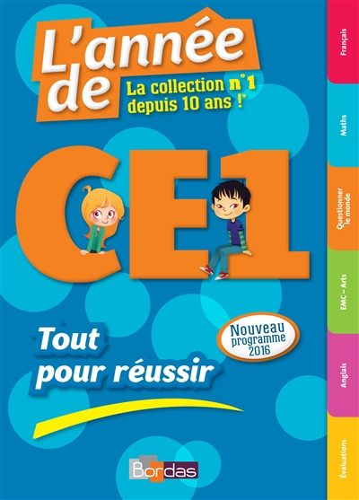 L'annee de ce1 tout pour reussir