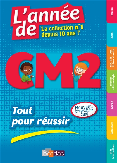 L'annee de cm2 tout pour reussir special entree en 6e