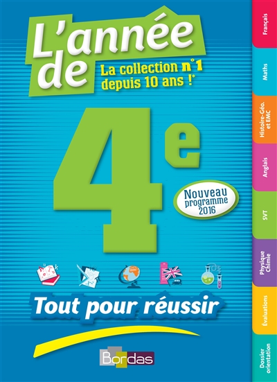 L'annee de 4e tout pour reussir