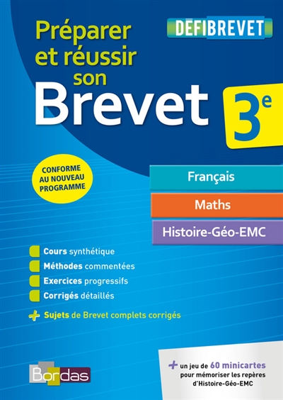 Defibrevet preparer et reussir son brevet 3e