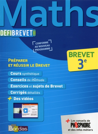 Defibrevet maths brevet 3e