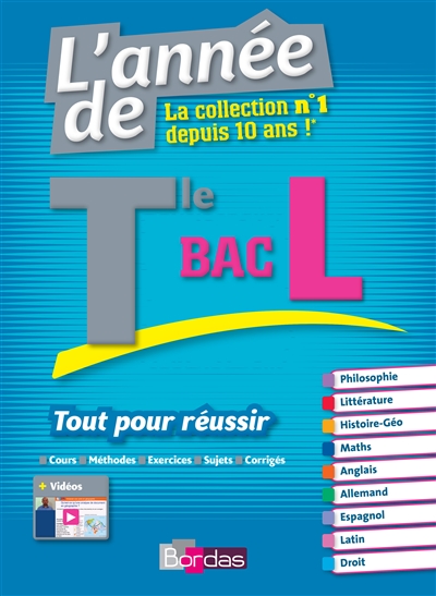 L'annee de tle bac l tout pour reussir