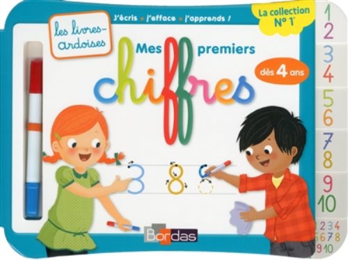 Mes premiers chiffres, dès 4 ans : j'écris, j'efface, j'apprends !