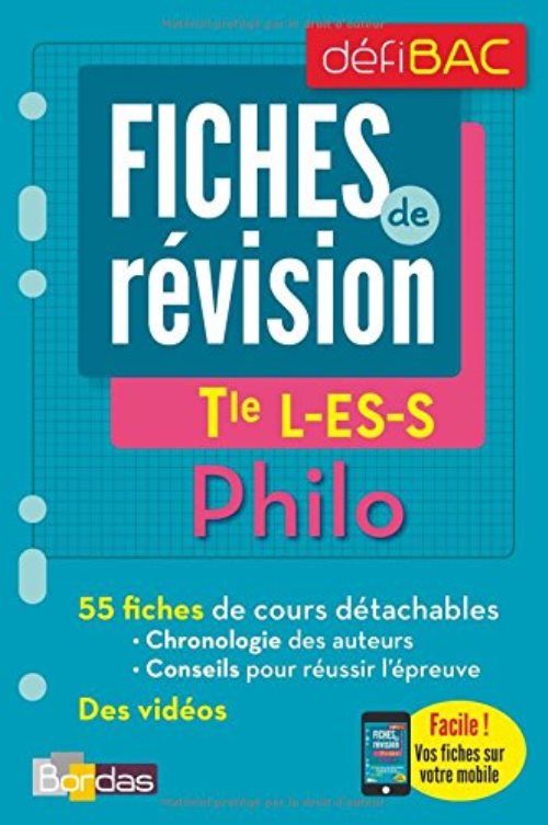 Defibac - fiches de revision - philo tle l-es-s
