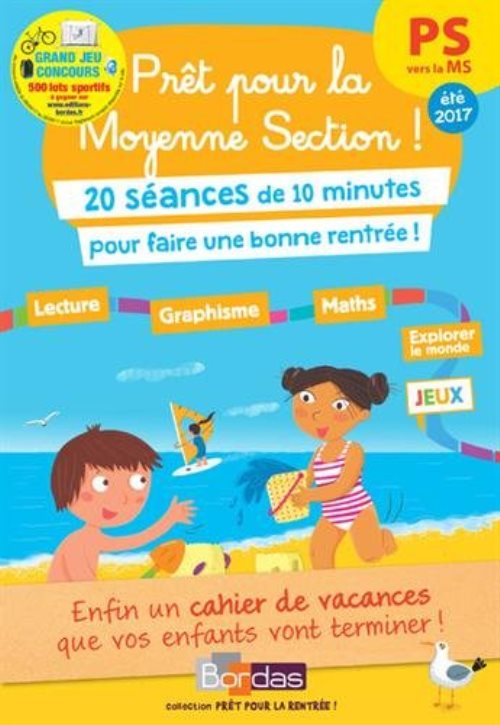 Pret pour la moyenne section ! ps vers la ms 20 seances de 10 minutes pour reviser toute son annee