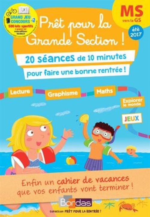 Pret pour la grande section ! ms vers la gs 20 seances de 10 minutes pour reviser toute son annee