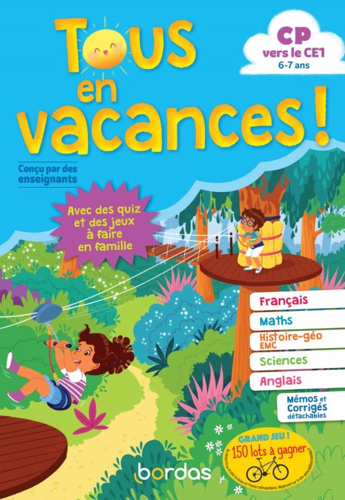 Tous en vacances du cp au ce1