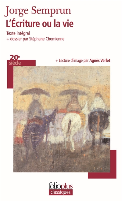 L'ecriture ou la vie
