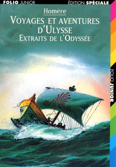 Voyages et aventures d'ulysse - extraits de  l'odyssee
