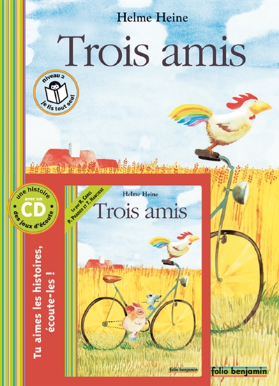 Trois amis liv-cd