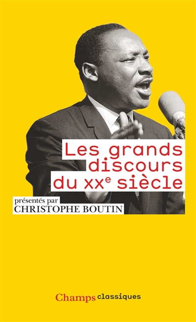 Les grands discours du xxe siecle