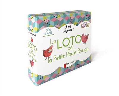 Le loto de la petite poule rouge - une histoire et des jeux