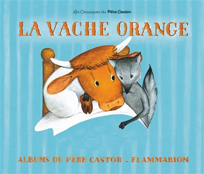 La vache orange - illustrations, couleur