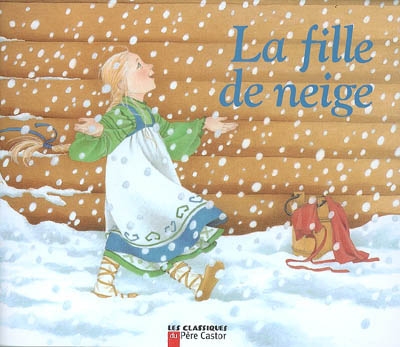 La fille de neige - illustrations, couleur