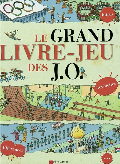 Grand livre-jeu des jo (le) - illustrations, couleur