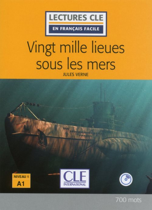 Vingt mille lieues sous les mers - Niveau A1 Livre + CD - 2ème édition