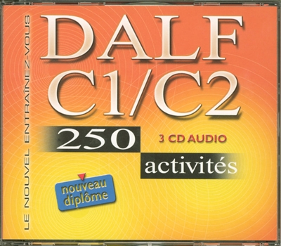 Cd audio dalf c1/c2 250 activites 3 cd audio