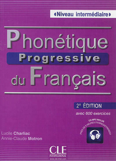 Phonetique progressive du francais intermediaire + cd audio 2ed