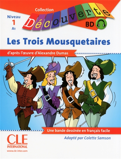 Livret de bande dessinee les trois mousquetaires 1 - decouverte
