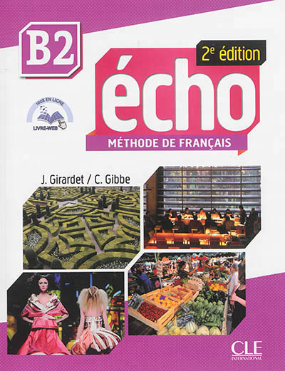 Echo b2 - de francais 2ed - eleve + portfolio + dvd