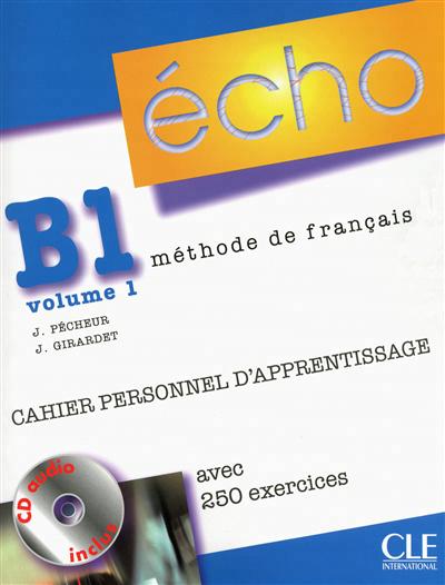 Lp echo b1.1 cahier apprentissage + cd