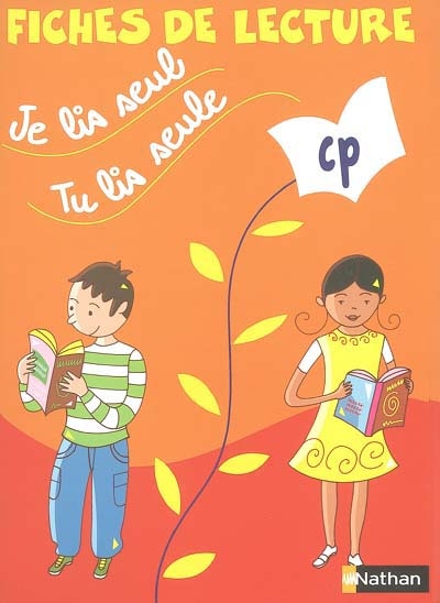 Je lis seul tu lis seule cp fiches de lectures