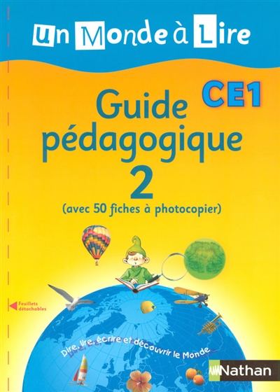 Un monde a lire ce1 - serie bleue - guide pedagogique 2