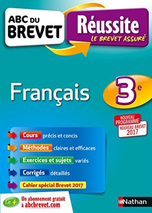 Abc reussite brevet francais - 3eme - nouveau brevet